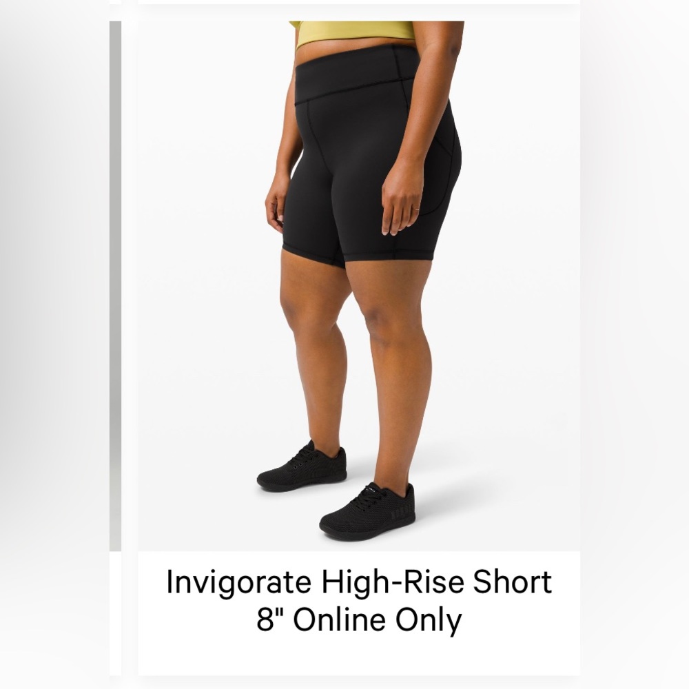 lululemon athletica Invigorate High-Rise Bike Shorts - Black